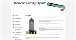 Desktop Screenshot of diamond-cutting-stylus.com