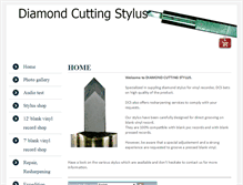 Tablet Screenshot of diamond-cutting-stylus.com